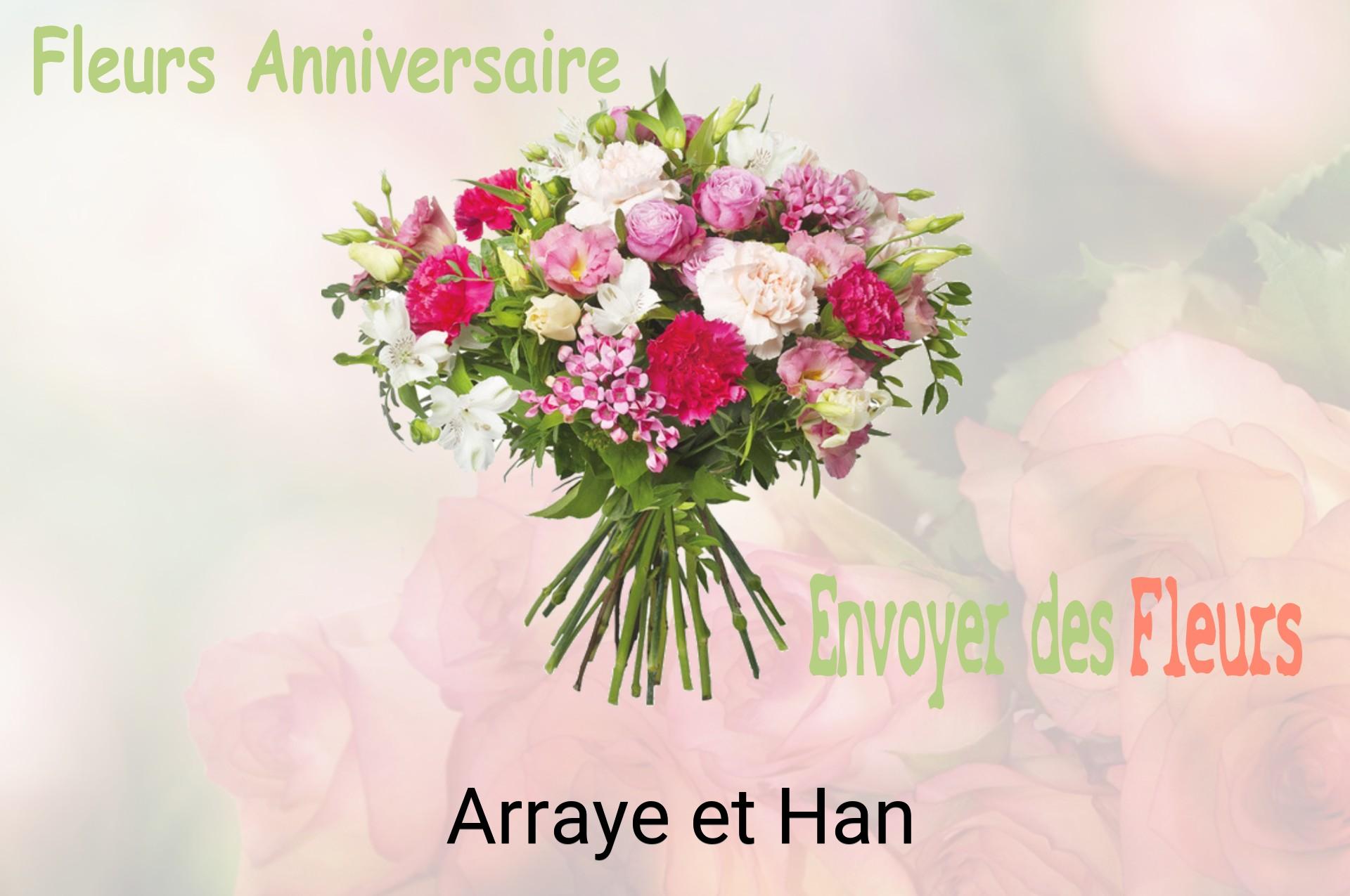 Bouquet de fleurs d’anniversaire livré à Arraye-et-Han