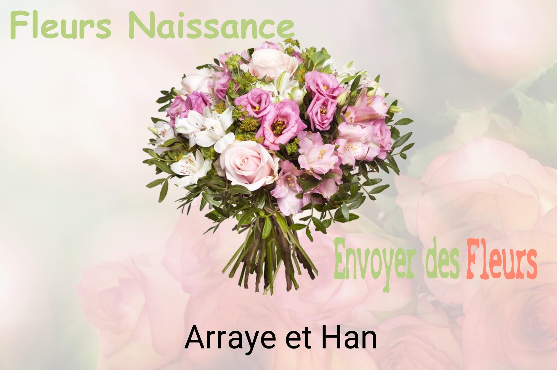 Bouquet de fleurs de naissance livré à Arraye-et-Han